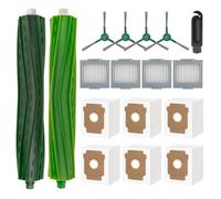 Chuancheng 17 Pack Accessories Kit for iRobot roomba max 705 vac/Plus 504 Vac Vacuum Cleaner, Replacement Parts with 6 Dust Bags, 4 Filters, 4 Side Brush, 2 Main Brushes, 1 Cleaning Tool
