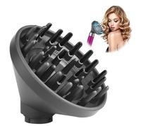 Chuancheng Diffuser for Dyson Airwrap Styler, Upgraded Diffuser Attachment for Dyson for Airwrap HS01 HS05 HS08 973365-01, Black