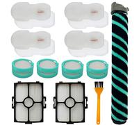 Chuancheng HZ4002 Replacement Filters for Shark HZ4002 Corded Stick Vacuum, 12PCS Accessories Kit 4x Foam & Felt Filter 4x Odor Neutralizer Cartridge 2x Filters 1x Main Brush 1x Cleaning Brush