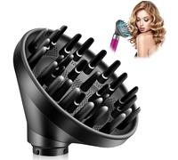 Chuancheng Upgraded Diffuser Attachment for Dyson Airwrap HS01/ HS05/ HS08 - Converts to Hair Dryer, Fast Drying Wave & Curly & Thick, Heat Resistant Nylon Fiber Nozzle Attachments, Black
