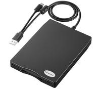 Chuanganzhuo 3.5 inch External USB Type C Floppy Disk Reader, Portable USB Floppy Disk Drive, Floppy Disc Reader for PC, Laptop, Windows 11/10