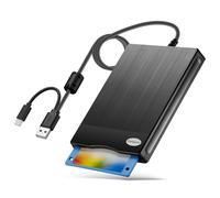 Chuanganzhuo USB Type-C Floppy Disk Reader (Black)
