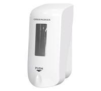 CHUANGDIAN Hand Soap Dispenser Wall Mounted, 1000ml, Pearl-White | ABS, ADA, Manual,Large Window, Easy Open Refill, Commercial&Bathroom, Liquid Pump
