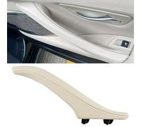 CHUANGHUI Car Door Handle for BMW 5 Series F10 F11 2011-2016 Right Side Interior Door Handles Replace Cover Assembly 520i 528i 530i 535d 535i 550i (Beige White, Right Door Handle)