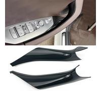 CHUANGHUI Car Door Pull Cover Fit for BMW X3 G01 2018-2023, X4 G02 2019-2024 Left and Right Interior Door Handle Protective Decorate Covers 20i 30i 30e (2PCS Piano Black)