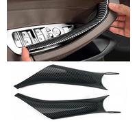 CHUANGHUI Car Door Pull Cover Fit for BMW X3 G01 2018-2023, X4 G02 2019-2024 Left and Right Interior Door Handle Protective Decorate Covers 20i 30i 30e (2PCS Carbon Fiber Color)