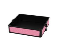 CHUANGJIN Replacement Divider Tray for Makeup Train Case - Removable Middle Layer Insert, Compatible with Most Cosmetic Storage Boxes - Particle Pink