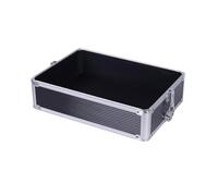 CHUANGJIN Replacement Divider Tray for Makeup Train Case - Removable Middle Layer Insert, Compatible with Most Cosmetic Storage Boxes - Line Black