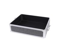 CHUANGJIN Replacement Divider Tray for Makeup Train Case - Removable Middle Layer Insert, Compatible with Most Cosmetic Storage Boxes, Crystal Black