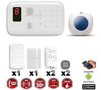 CHUANGO O3 / G5 / S5 Wireless GSM Animal Immunity Alarm System + Indoor Flash Siren Video Surveillance