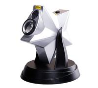 CHUANGRUN Stars Projector Lamp, LED Aurora Projector Night Light, 3 Colors Dimmable, for Game Rooms, Home Theatre, or Night Light Ambiance, More Artistic and Bright