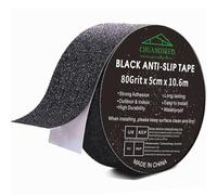 CHUANGSEED Heavy Duty Black Anti Slip Tape 2" x 35Ft (5cm x 10.6m) High Traction For Outdoor/Indoor Safety Non Skid Roll Traction Tread grip Tape