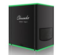 Chuanke Small Grow Tent for Aerogarden Hydroponics Growing System Indoor 20"x14"x22"High Reflective Mylar Leak-Proof of Light 600D Oxford Fabric for Indoor Plant
