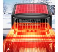 Chuankefanxing 12V 200W Portable Car Heater, Car Heater with Cigarette Lighter Plug, 2 in 1 Fast Heating and Cooling Fan Car Windshield Defogger for Cars SUV Trucks