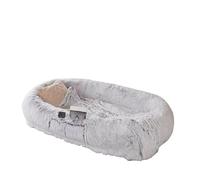 CHUANYGU Oversized Faux Fur Pet Bed with Storage Pocket - 71x40 Inch Plush Lounge Applicable to Dogs and Humans, Machine Washable(180cm)