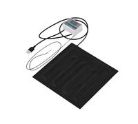 CHUANYGU USB Heated Cat Bed - Electric Warming Pet Pad with Digital Temperature Control - Waterproof & Washable Small Pet Heating Mat 22x22 cm(22 * 22 cm)