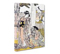 Chuban Of The Chushingura By Katsukawa Shunsho Canvas Print | Gallery Wrapped 30mm Frame Wall Art | 24x16 inches | Ready to Hang | Asian Picture | Living Room Bedroom Lounge Office