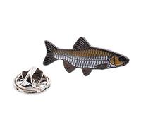 Chubb Fish Fishing Metal Enamelled Pin Badge Tie Pin Lapel Badge