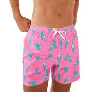 Chubbies Men Shorts, 4-Way Stretch Shorts Men, Swim Trunks Beach Shorts Swimwear, 5.5" Inseam, The Toucan Do Its, Large