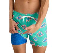 Chubbies Men's The Toucan Do Its 5.5" (Classic Lined Swim Trunk), Apex Swimmers, Large