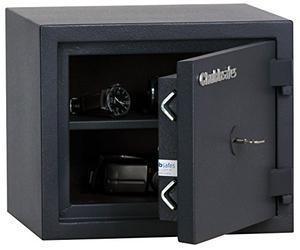 Chubbsafes PCSHOSAF0010 x M11 Home Safe 10 K Premium Quality Safety Flame/Key Lock 11 litres Dark Grey RAL 7016