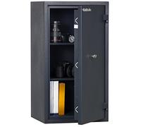 Chubbsafes S2 70 K pcshosaf0070xm11 Home Safe Key Lock Security Safe Fireproof/71 L, Dark Grey, RAL 7016