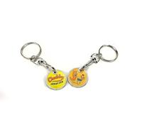 Chubby 2 x Metal Shopping Trolley Token | Trolley Coin | Locker Coin | Keyring For UK Supermarket