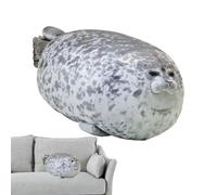 Chubby Blob Seal Pillow Cute Seals Plush Toy Stuffed Animals For Kids And Adults, 30/40cm Seal Plush Throw Pillow, Realistic Soft Hugging Dolls, Bedroom, Living Room, Bed, Sofa Decoration, Gift