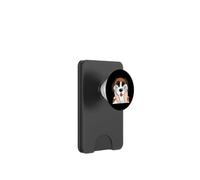 Chubby Cheeks Saint Bernard Funny Dog PopSockets PopWallet for MagSafe