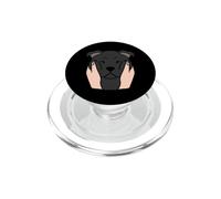 Chubby Cheeks Staffordshire Bull Terrier Funny Dog PopSockets PopGrip for MagSafe