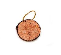Chubby Coconut Halves Topped with Berry, Bird Feeder Coconut Shells for Wild Birds, Suet for Blackbirds, Woodpeckers, Starlings & Sparrows (1 Pack)