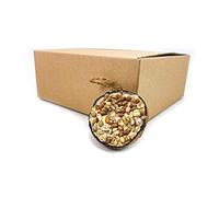 Chubby Coconuts Topped with Peanuts, Bird Feeder Coconut Halves, for Wild Birds, Coconut Shell Birds Food, Suet for Blackbirds, Woodpeckers, Starlings & Sparrows (6 Pack)