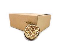 Chubby Coconuts Topped with Peanuts, Bird Feeder Coconut Halves, for Wild Birds, Coconut Shell Suet Birds Food, Suet for Blackbirds, Woodpeckers, Starlings & Sparrows (10 Pack)