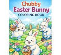 Chubby Easter Bunny Coloring Book: A Cute and Chunky Easter Coloring Book with Playful Bunnies, Eggs, and Springtime Fun for Kids (USA 250 Patriotic Easter Coloring Book Series)