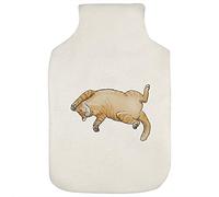 'Chubby Ginger Cat' Hot Water Bottle Cover (HW00019497)