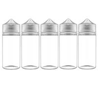 Chubby Gorilla 100ml V3 PET Unicorn empty bottle clear + clear cap - 5-pack