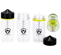 Chubby Gorilla 200ml with measuring scale V3 PET Unicorn Empty Bottle + black cap