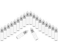 Chubby Gorilla 20ml V3 PET Unicorn Empty Bottle transparent + transparent cap - 20-pack