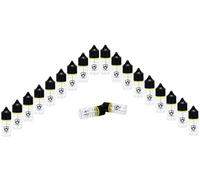 Chubby Gorilla 30ml with measuring scale V3 PET Stubby empty bottle + black cap - 20-pack