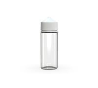 Chubby Gorilla V3 5 x 120 ml PET Bottles for Liquid, Dropper Bottles (Clear Bottle with White Cap)