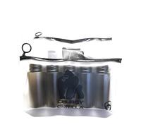 Chubby Gorilla V3 5 x 120 ml PET Bottles - Unicorn Bottle - Bottle for E-Liquid - Dropper Bottles (Transparent Black, 120 ml)