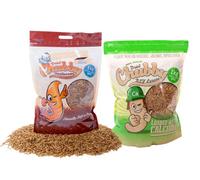 Chubby Mealworms 2Kg Total (1Kg) Chubby Dried Mealworms & (1Kg) Black Soldier Fly Larvae