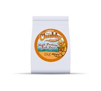 Chubby Mealworms Dried Gammarus Shrimp (1Kg), Siberian Shrimps for Fish, High Protein, Ideal Koi & Aquarium Fish Food, Shrimps Food for Pond Fry, Reptiles, Young Turtles & Terrapins