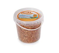 Chubby Mealworms Dried Gammarus Shrimp (1L Tub), Siberian Shrimps for Fish, High Protein, Ideal Koi & Aquarium Fish Food, Shrimps Food for Pond Fry, Reptiles, Young Turtles & Terrapins