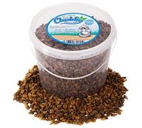 Chubby Mealworms Dried Silkworm Pupae (5 Litre), Dried Silkworm for Wild Birds, Koi Fish, Reptiles, Turtles & Other Animals, High Protein Koi Food