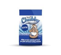 Chubby Mealworms Dried Silkworm Pupae (500g), Dried Silkworm for Wild Birds, Koi Fish, Reptiles, Turtles & Other Animals, High Protein Dried Silkworm Koi Food