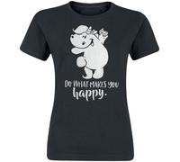 Chubby Unicorn Chubby Unicorn - I Love Cookies T-Shirt black S