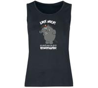 Chubby Unicorn Grummeleinhorn - Lass mich! Ich muss mich da jetzt reinsteigern! Tanktop black 3XL
