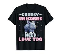 Chubby Unicorns Need Love Too - Rhinoceros Zoo Keeper Rhino T-Shirt