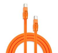 Chubbycable Chubby 2.0 Fast Charging Cable - Durable Soft Silicone USB-C Cable, 240W Extra Thick Phone Charger Cord, Data Transfer, Type-C to Type-C, 6.6 FT, Orange+Orange